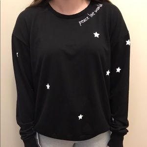 Peace Love World Long Sleeve Top